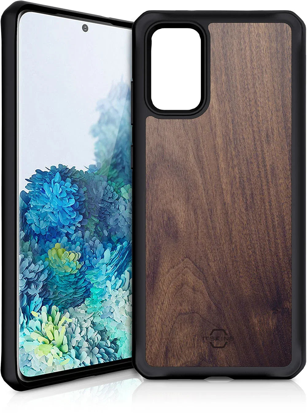 Itskins Level 2 Hybridfusion For Samsung Galaxy S20+/S20+ 5G Dark Wood - Essentify