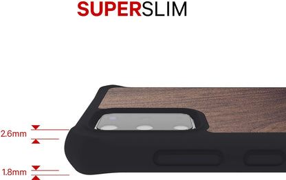 Itskins Level 2 Hybridfusion For Samsung Galaxy S20+/S20+ 5G Dark Wood - Essentify