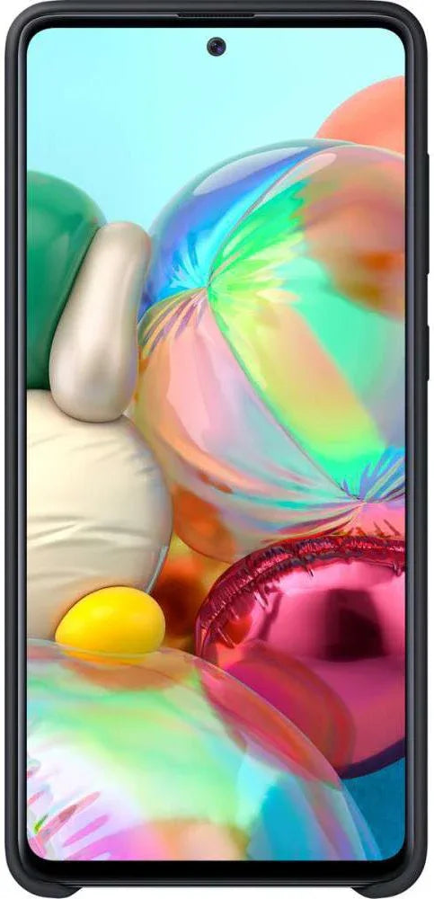 Samsung Silicone Cover Galaxy A71 Black - Essentify