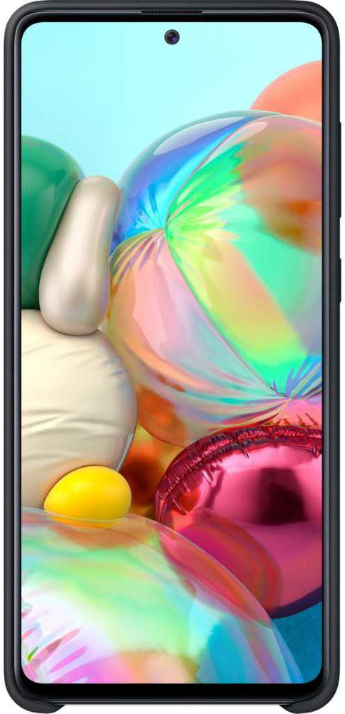 Samsung Ef-Pa715Tbegeu Samsung Silicone Cover Galaxy A71 Black