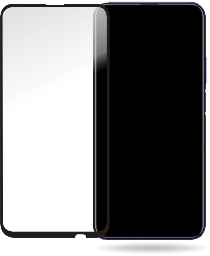 Mobilize Glass Screen Protector - Black Frame - Honor 9X Pro