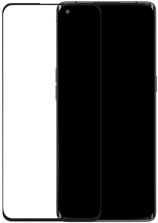 Mobilize Edge-To-Edge Glass Screen Protector Oppo Find X2 Black Edge Glue - Essentify