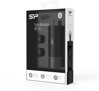 Silicon Power Bp81 Silicon Power Tws Bluetooth Stereo Earbuds Black