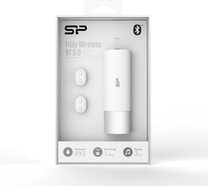 Silicon Power Tws Bluetooth Stereo Earbuds White - Essentify