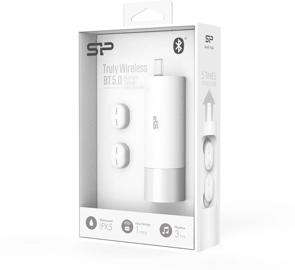 Silicon Power Tws Bluetooth Stereo Earbuds White - Essentify
