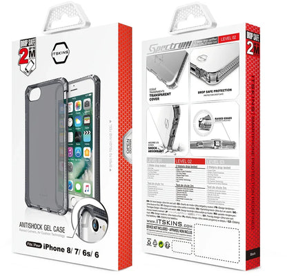 Itskins Level 2 Spectrumclear For Apple Iphone 6/6S/7/8/Se (2020/2022) Smoke - Essentify