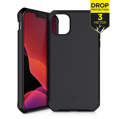 Itskins Level 2 Spectrumsolid For Apple Iphone 12 Pro Max Plain Black - Essentify