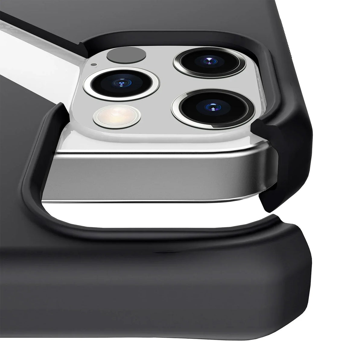 Itskins Level 2 Spectrumsolid For Apple Iphone 12 Pro Max Plain Black - Essentify