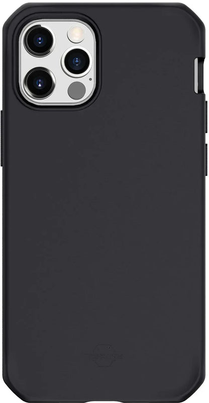 Itskins Level 2 Spectrumsolid For Apple Iphone 12 Pro Max Plain Black - Essentify