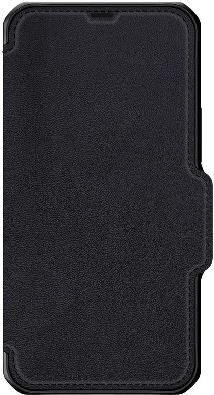 Itskins Level 2 Hybridfolio Leather For Apple Iphone 12 Mini Pure Black - Essentify