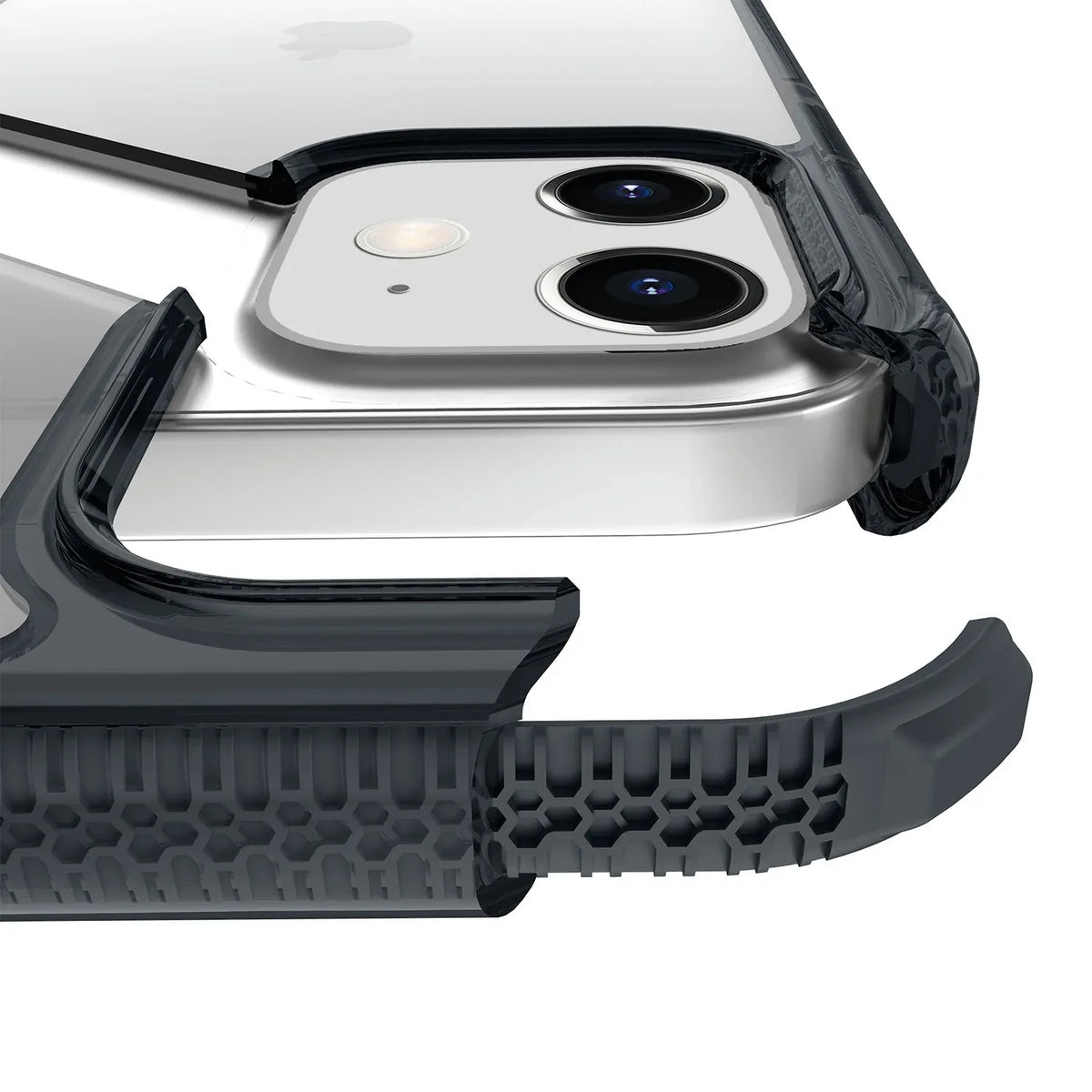 Itskins Level 3 Supremeclear For Apple Iphone 12 Mini Smoke/Transparent - Essentify