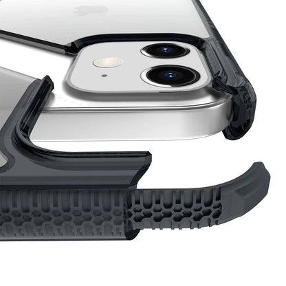 Itskins Level 3 Supremeclear For Apple Iphone 12 Mini Smoke/Transparent - Essentify