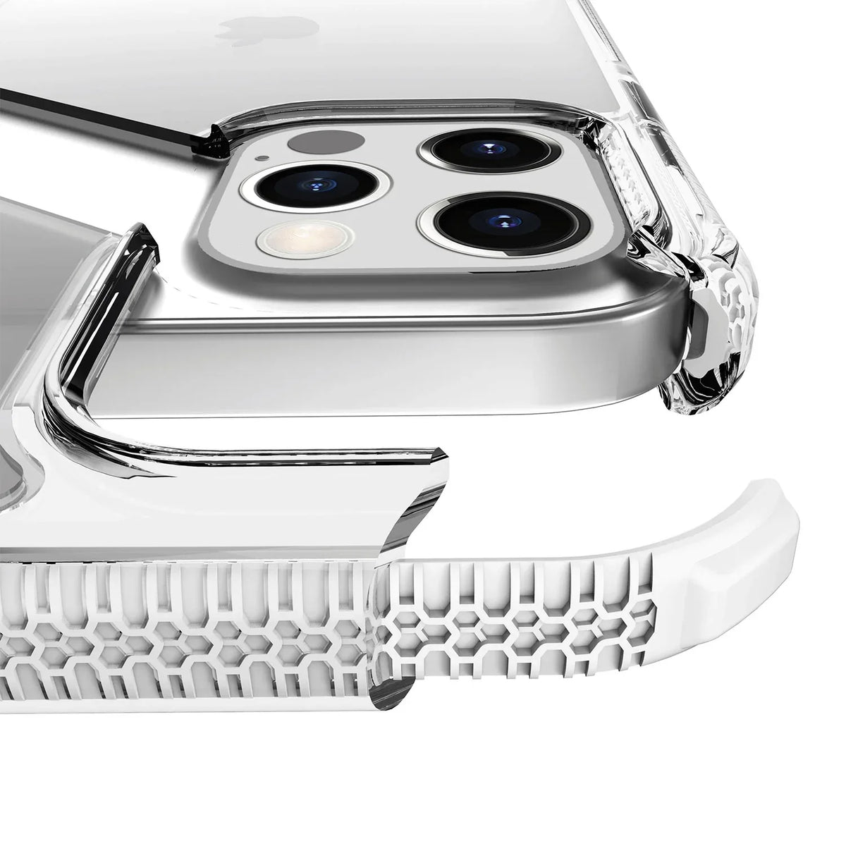 Itskins Level 3 Supremeclear For Apple Iphone 12 Pro Max White/Transparent - Essentify