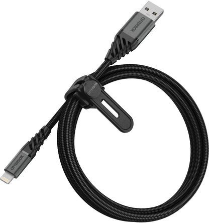 Otterbox Nylon Braided Charge/Sync Cable Apple Lightning 1M Black - Essentify