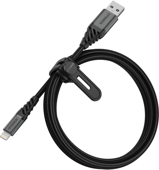 Otterbox Nylon Braided Charge/Sync Cable Apple Lightning 1M Black - Essentify