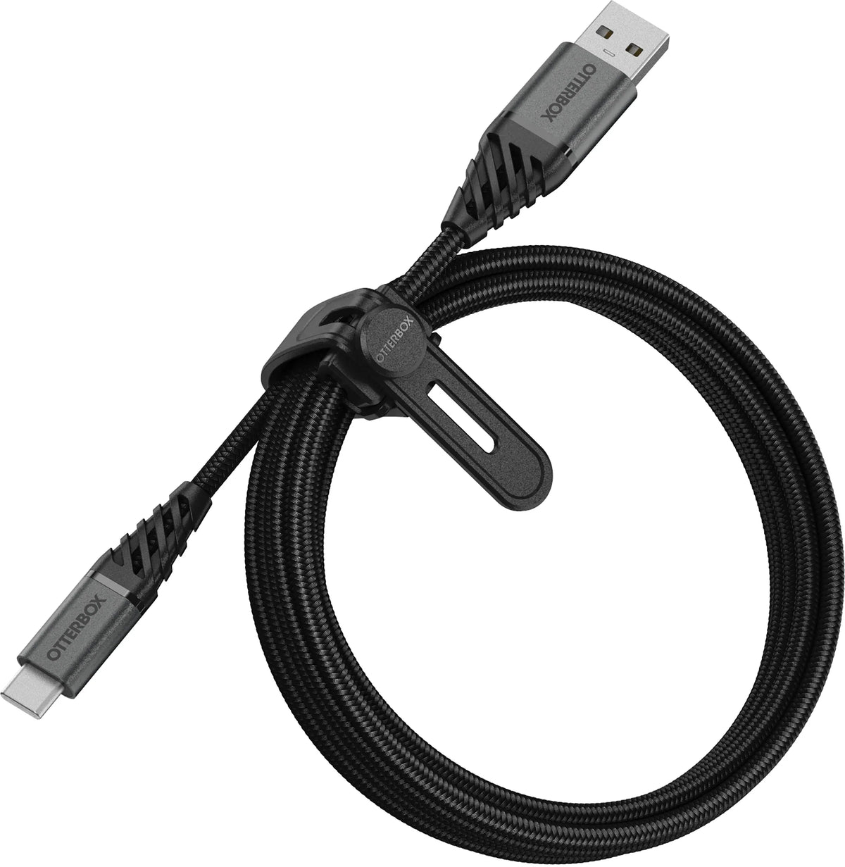 Otterbox Nylon Braided Charge/Sync Cable Apple Lightning 2M Black - Essentify