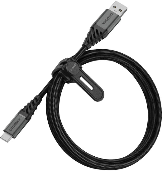 Otterbox Nylon Braided Charge/Sync Cable Usb-C 1M Black - Essentify