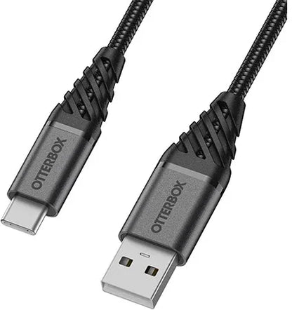 Otterbox Nylon Braided Charge/Sync Cable Usb-C 1M Black - Essentify