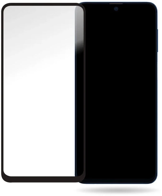 Mobilize Glass Screen Protector - Black Frame - Samsung Galaxy M51 - Essentify