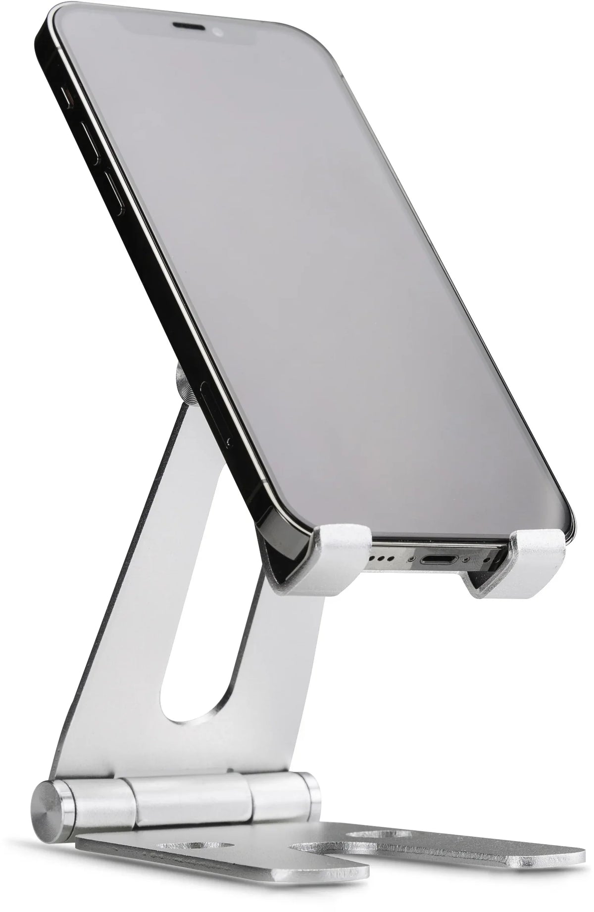 Xccess Foldable Aluminium Phone Holder Silver - Essentify