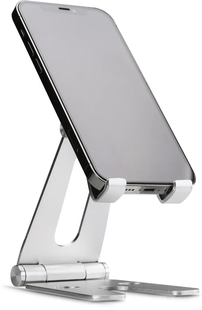 Xccess Foldable Aluminium Phone Holder Silver - Essentify