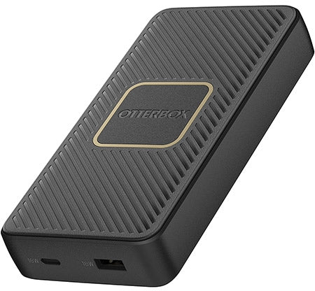 Otterbox Dual Port Fast Charge Power Bank 15000 Mah 18W + Qi Wireless Charger 10W Black