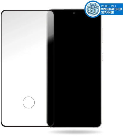Mobilize Glass Screen Protector - Black Frame - Samsung Galaxy S21 5G - Essentify