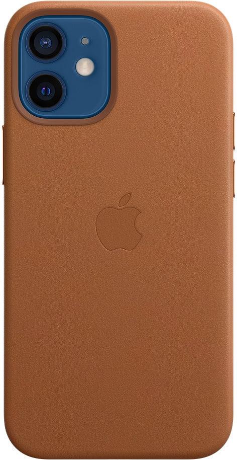 Apple Leather Case With Magsafe Iphone 12 Mini Saddle Brown - Essentify