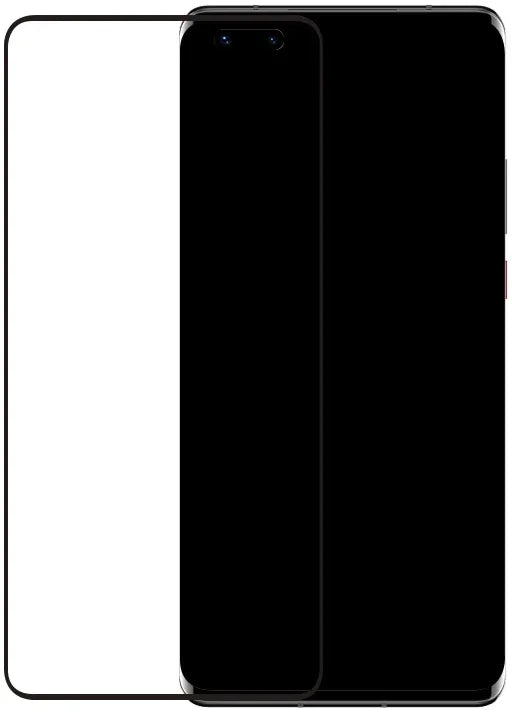 Mobilize Edge-To-Edge Glass Screen Protector Huawei Mate 40 Pro Black Edge Glue - Essentify