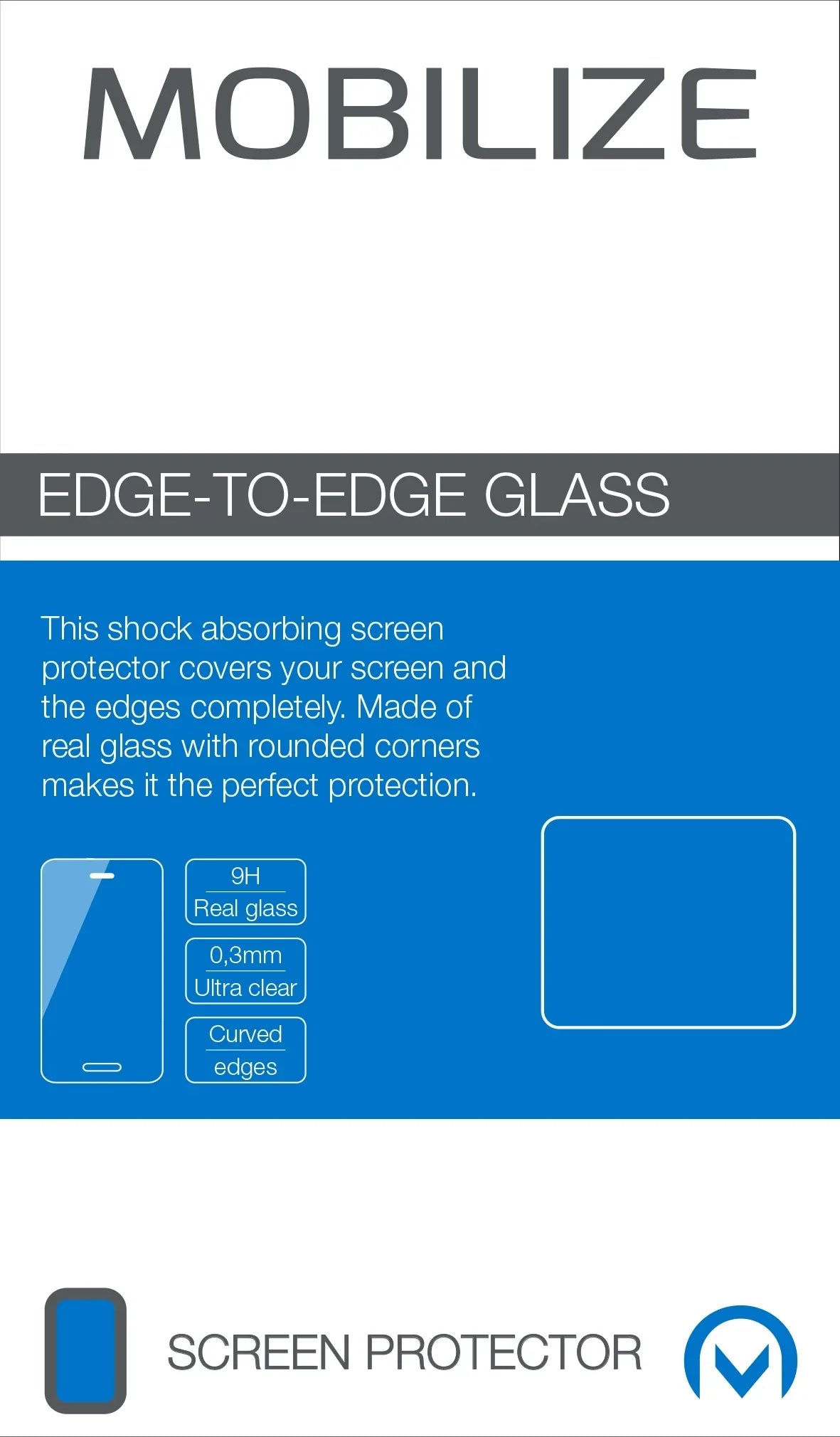 Mobilize Edge-To-Edge Glass Screen Protector Oneplus Nord N100/Ce 2 Lite 5G Black Edge Glue - Essentify
