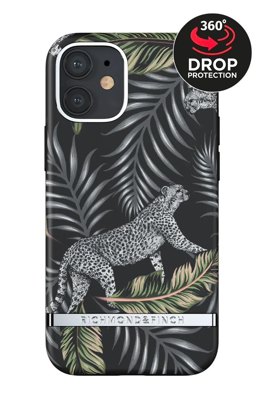 Richmond & Finch Freedom Series One-Piece Apple Iphone 12 Mini Silver Jungle - Essentify