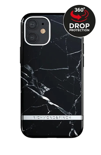 Richmond & Finch Freedom Series One-Piece Apple Iphone 12 Mini Black Marble - Essentify