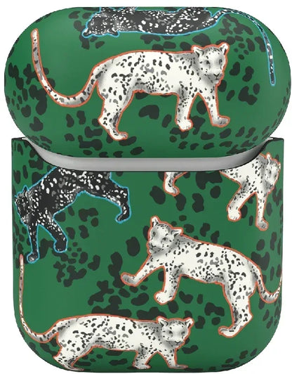 Richmond & Finch Freedom Series Apple Airpod Green Leopard/Gold - Essentify