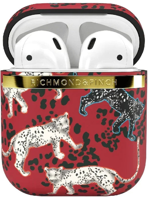 Richmond & Finch Freedom Series Apple Airpod Samba Red Leopard - Essentify