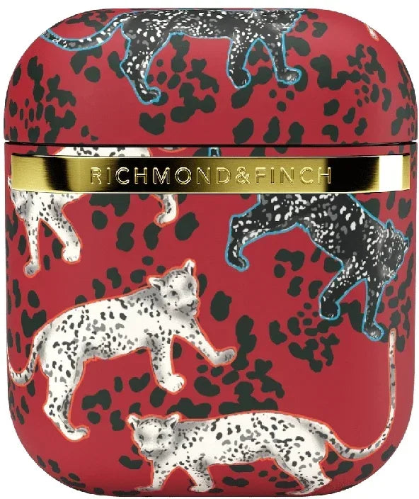 Richmond & Finch Freedom Series Apple Airpod Samba Red Leopard - Essentify