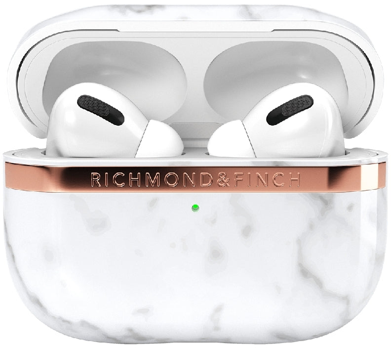 Richmond & Finch Freedom Series Apple Airpod Pro White Marble/Gold
