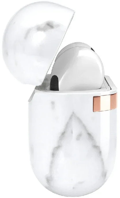 Richmond & Finch Freedom Series Apple Airpod Pro White Marble/Gold - Essentify
