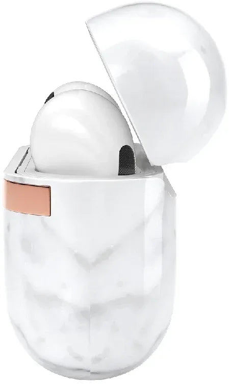 Richmond & Finch Freedom Series Apple Airpod Pro White Marble/Gold - Essentify