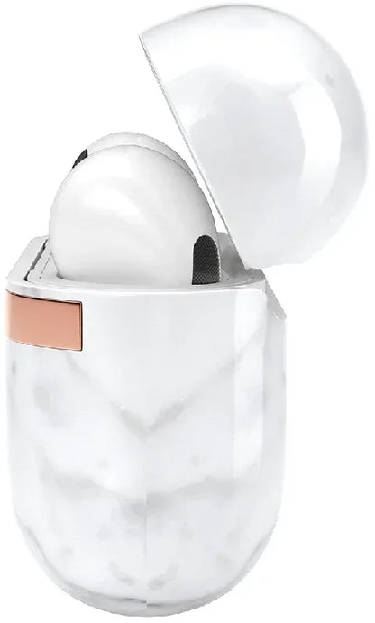 Richmond & Finch Freedom Series Apple Airpod Pro White Marble/Gold - Essentify