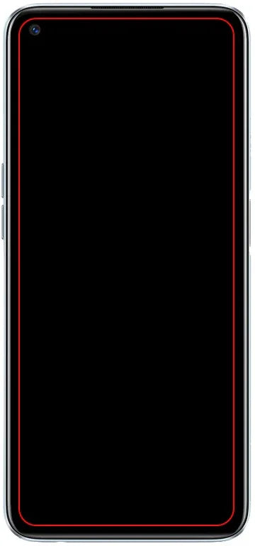 Mobilize Glass Screen Protector - Black Frame - Realme 6/6S - Essentify