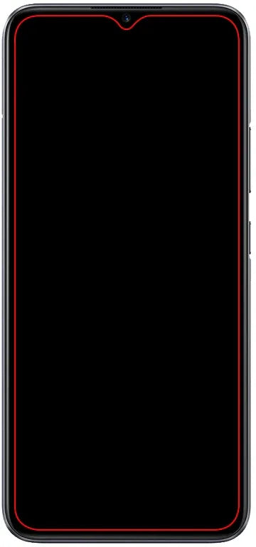 Mobilize Glass Screen Protector - Black Frame - Realme 7I/C11/C12/C15 - Essentify
