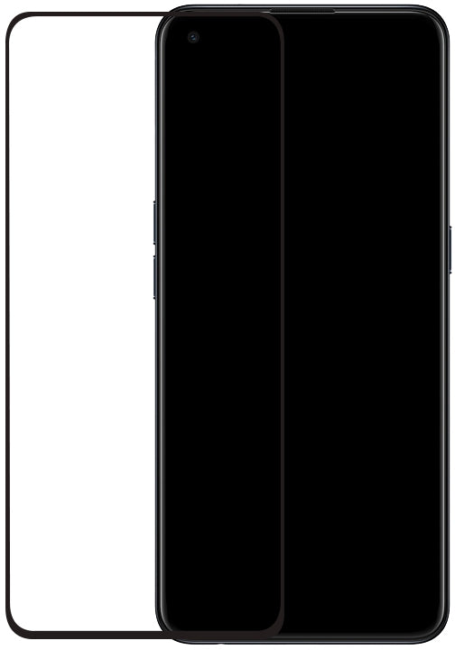 Mobilize Edge-To-Edge Glass Screen Protector Oppo Find X3 Neo/Reno5 Pro+ 5G Black Edge Glue