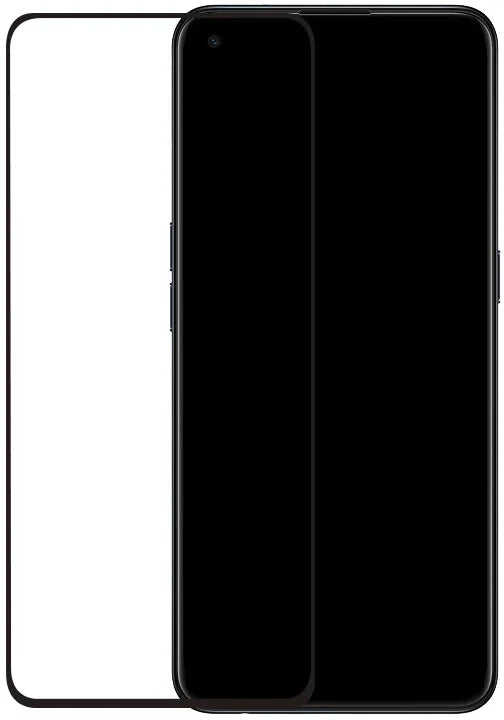 Mobilize Edge-To-Edge Glass Screen Protector Oppo Find X3 Neo/Reno5 Pro+ 5G Black Edge Glue - Essentify