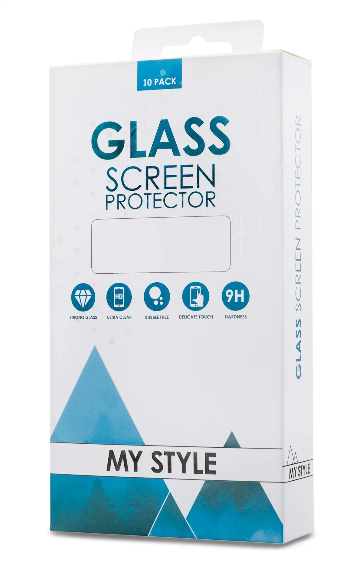 My Style Tempered Glass Screen Protector For Samsung Galaxy A52/A52(S) 5G/A53 5G Clear (10-Pack) - Essentify