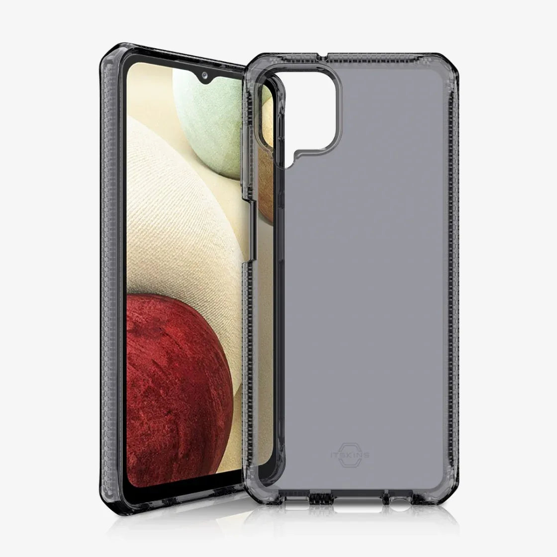 Itskins Level 2 Spectrumclear For Samsung Galaxy A12/M12 Smoke - Essentify