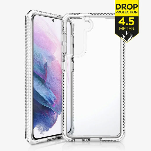 Itskins Level 3 Supremeclear For Samsung Galaxy S21+ 5G White/Transparent - Essentify