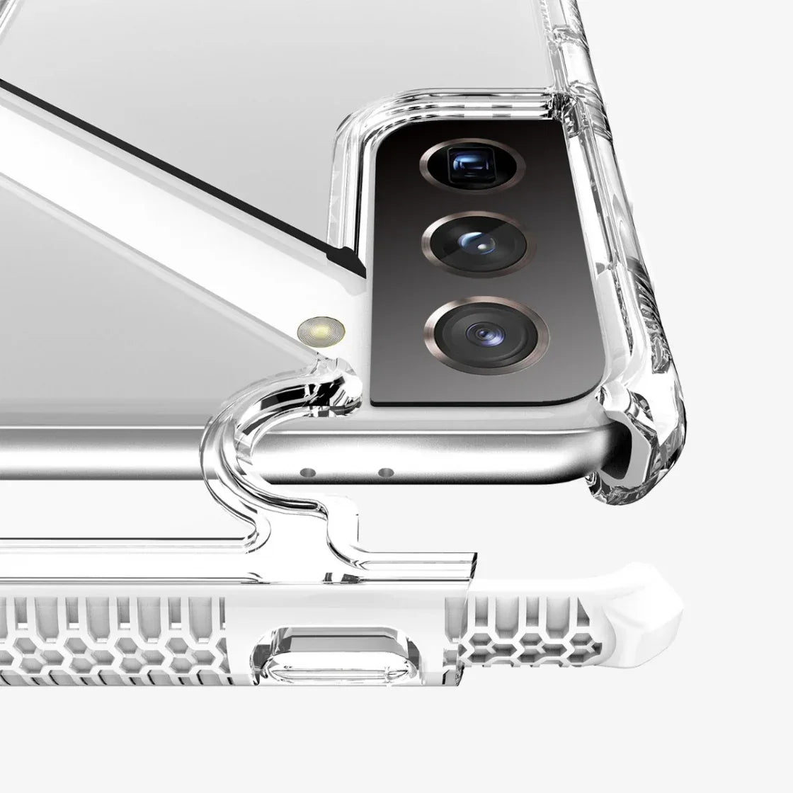 Itskins Level 3 Supremeclear For Samsung Galaxy S21+ 5G White/Transparent - Essentify