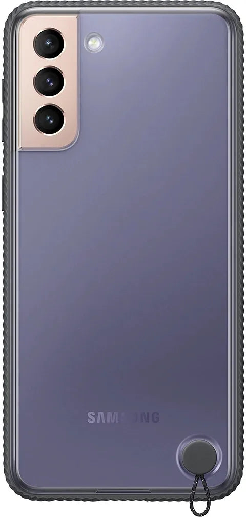 Samsung Clear Protective Cover Galaxy S21+ Black - Essentify