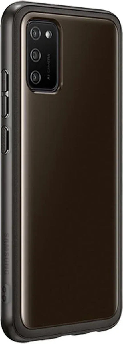 Samsung Soft Clear Cover Galaxy A02S Black - Essentify