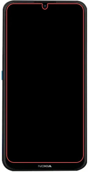 Mobilize Glass Screen Protector - Black Frame - Nokia 1.4 - Essentify